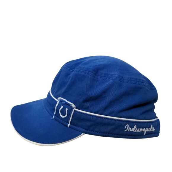 Reebok NFL Indianapolis Colts Strapback Cap Hat Blue White OSFA Embroidered - Picture 1 of 8